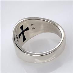 James Avery Wide Crosslet Sterling Silver Ring